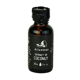 Bitarome Coconut Extract 30 ml | Premium unsweetened Coconut Extract, Great for flavouring Cakes, Macaroons, and savoury Dishes