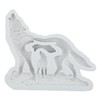 TAOXIBEI Howling Wolf Silicone Resin Mold Wolf Polymer Clay Molds