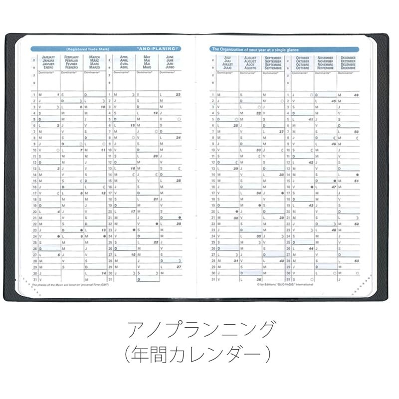 Cuobadis qv98501bl Notebook Diary "Sapax/Ampara" (Week Separate, Starts January, A6