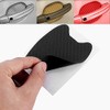 Universal 3D Carbon Fiber Stickers Car Door Handle Paint Scratch