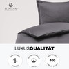 MAGANO® Luxury Cushion Cover 50 x 70 cm, Grey, Bamboo
