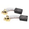 vhbw 2 x Carbon Brushes Motor Carbon Abrasive Carbon 7
