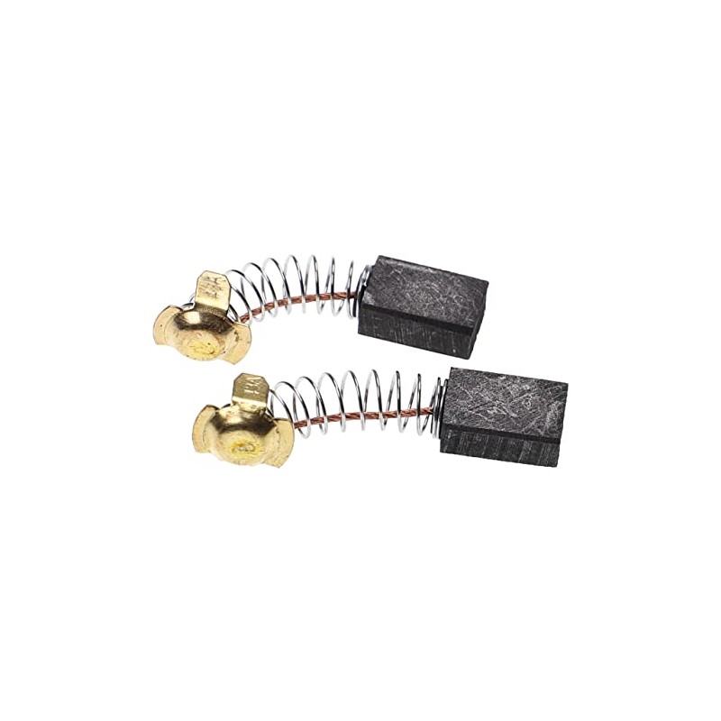 vhbw 2 x Carbon Brushes Motor Carbon Abrasive Carbon 7