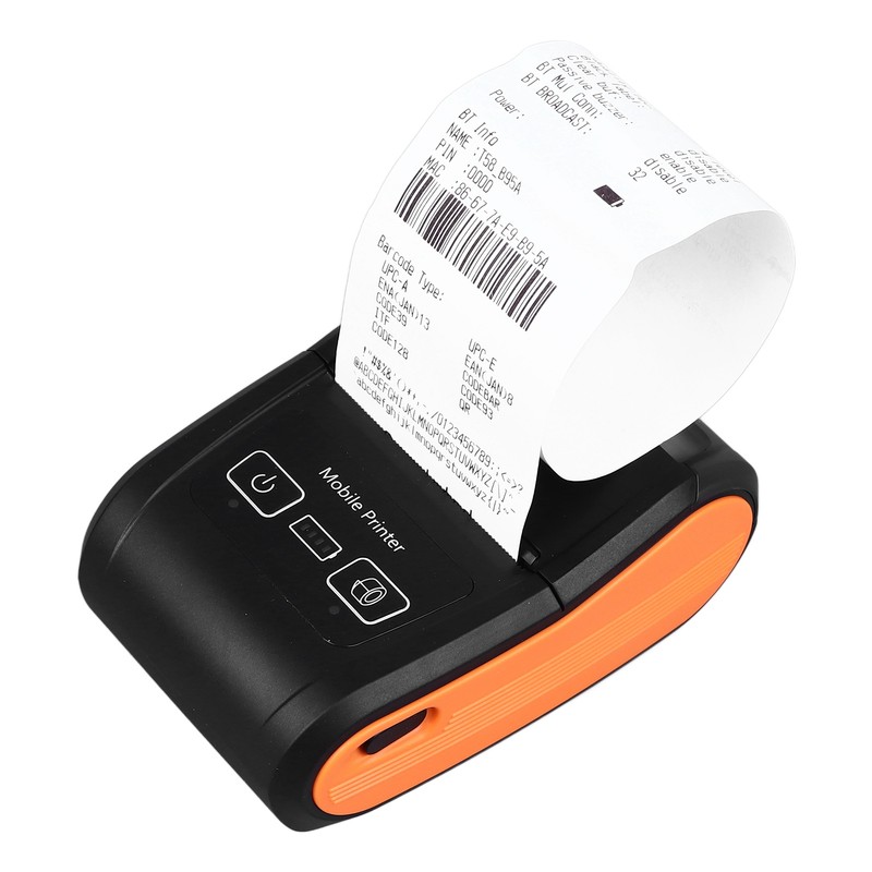 58mm Thermal Printer Bluetooth 4.0 Wireless Multifunction Mini Portable Thermal
