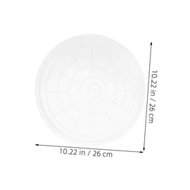 NOLITOY 2Pcs Bird Cage Tray Transparent Durable Plastic Poop Holder for Small Birds Parakeets Parrots Easy to Clean Replacement Accessories Fit for Various Bird Cages