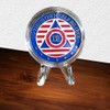 Stars and Stripes Alcoholics Anonymous Chip with 7th Step Prayer