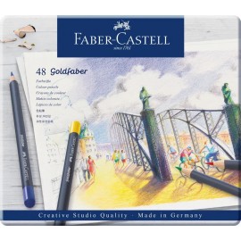 Faber-Castell Goldfaber Colour Pencil Tin of 48 114748
