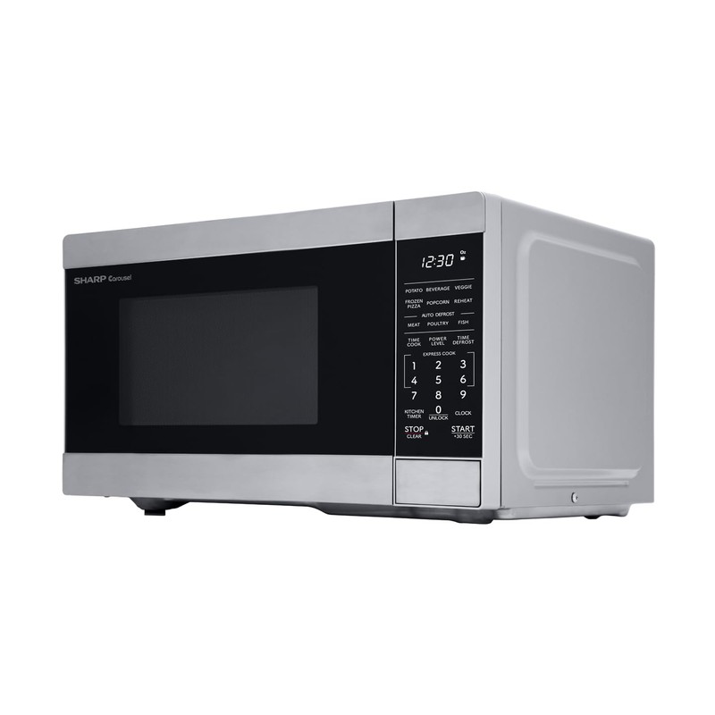 SHARP Compact Countertop Microwave Oven with Removable 10" Carousel Turntable,