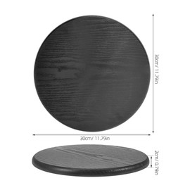 Zerodeko Natural Wood Round Bar Stool Seat Counter Height Stools Replacement Wooden Board with Natural Wood Grain Easy to Install