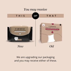 Carmesi Disposable Panties (S-M)| 360° Protection for Super Heavy Flow | All-Night Protection | Ultra-Absorbent Core | 4 Pieces