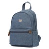 Troop London TRP0552 Classic Canvas Small Backpack (Blue)