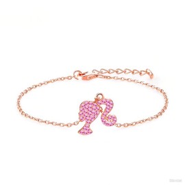 Necklace for Women Cubic Zirconia Pendant Necklace Rose Gold Plated Birthday Gifts for Women Mom Her Purple CZ Fashion Jewelry Choker Chain Anniversary Mother's Day Jewellry Collier Bijoux Gift