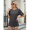 EADINVE Womens Half Sleeve T Shirts Crew Neck Summer Tops