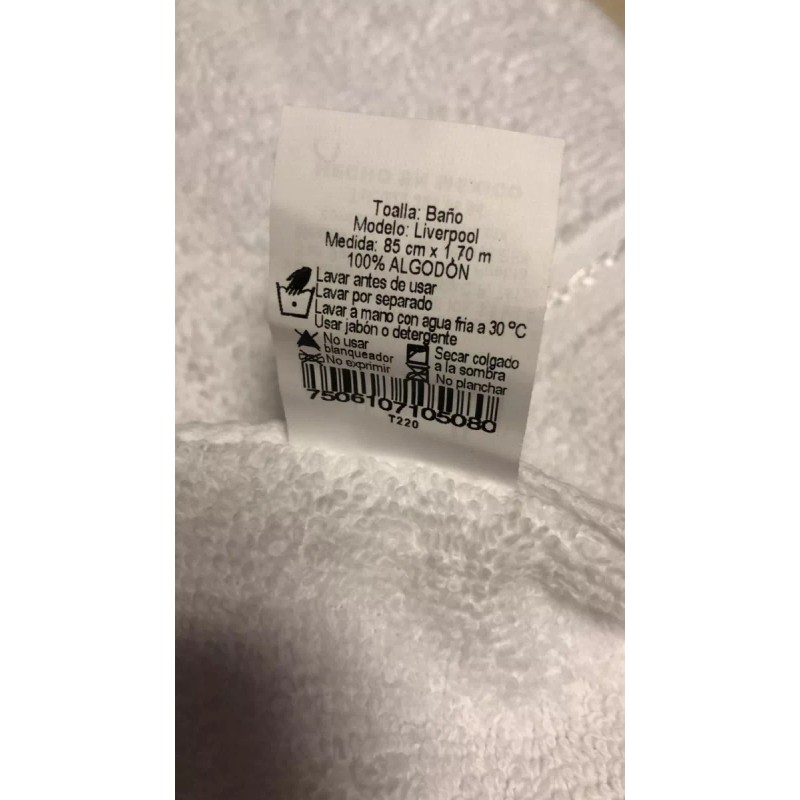 Primavera Toalla De Baño Completo 100% Algodón, 85cm X 1.70m