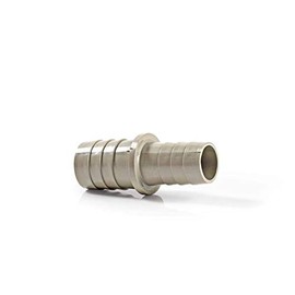Nedis Hose Extension Piece for Washing Machine, Extension Piece to Extend an Outlet Hose by Connecting Two Separate Hoses, Plastic Connector 19mm to 22mm