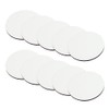 MR.R 10 Pieces Sublimation Blanks Round MDF Coasters, Absorbent Heat