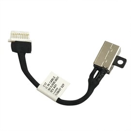 GinTai HC17 DC Power Jack Cable Charging Port Replacement for DELL INSPIRON 7706 2N1 2-in-1 P98F P98F001 GKHVN 0GKHVN 450.0JX05.0021 450.0JX05.0011 Prise d'alimentation DC