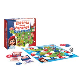 Jeu de Plateau Quiz Que Savez-Vous de la France Jeu Éducatif Familial Jeux de Société Pour Enfants et Adultes Jeu de Cartes Enfants Contre Parents Quiz France 50 Cartes 200 Questions dès 8 Ans