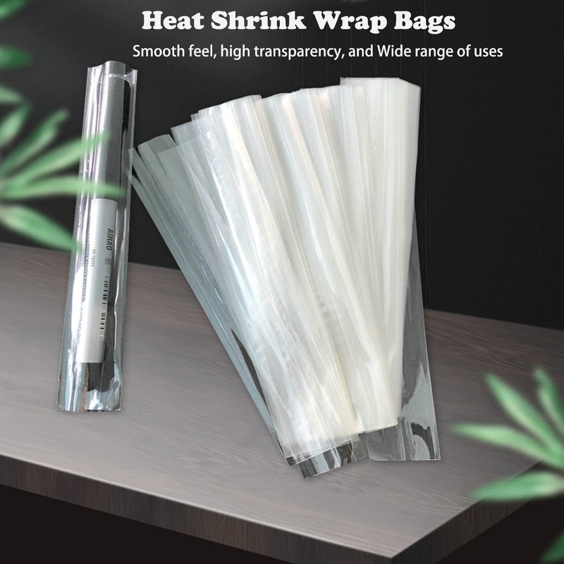 Boxonly 100 Pack Shrink Wrap Bags 9.8 x 3 cm