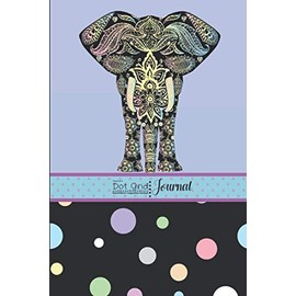 Elephant Dot Grid Journal Dotted Matrix Composition Notebook: Writing and Drawing Exercise Book