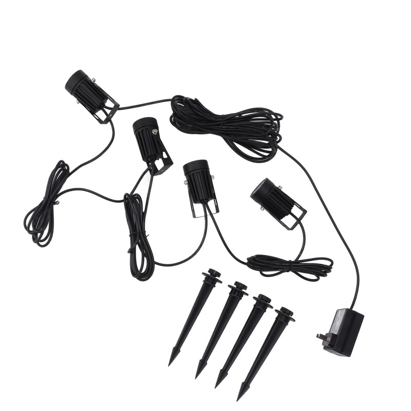 4 in 1 Garden Spotlight RGB Colorful Remote APP Control