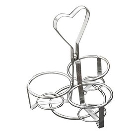 Tablecraft (1371R) - Estante para condimentos (3 anillas, chapado en cromo)