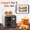 SEEDEEM Toaster 2 Slice with Touch Screen, Faster Heating Speed,