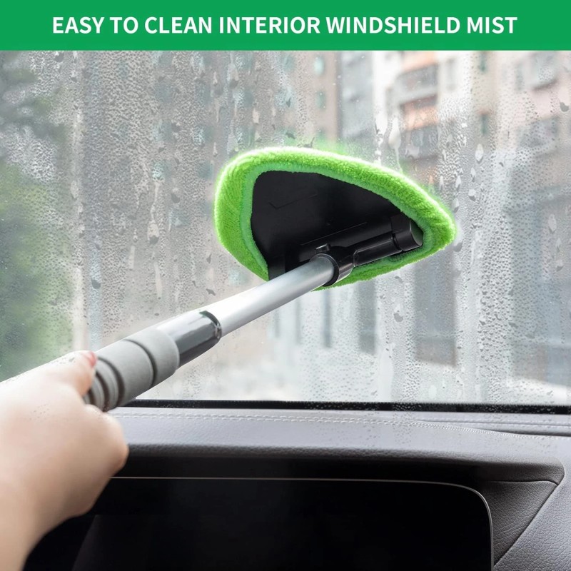 XINDELL Windshield Cleaner Tool – Car Interior Glass Cleaning Kit