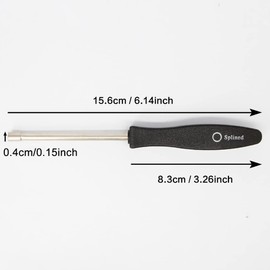 Vergaser-Schraubendreher,21 Zähne gezacktes Vergaser-Einstellwerkzeug,Vergaser-Einstellwerkzeug,Passend für die Meisten 2-Takt-Motoren,1 Stück,Tokanit