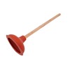 UNIWARE Toilet Plunger w/Wood Handle (18 Inch) for Toilet &