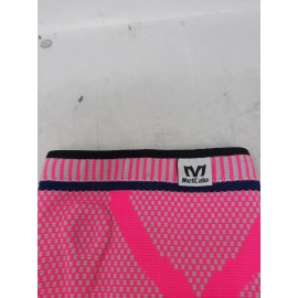 MetCalo Compression Knee Sleeve XL Pink Blue Support Brace with Strap