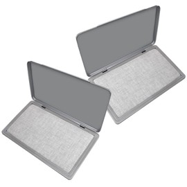 2 Pack Metal Case Stamp Pad Large Size, Dry - Size: 3" x 6" - Choose from 15 Ink Colors