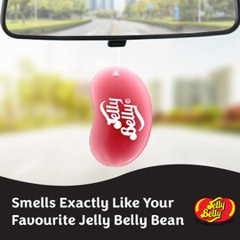 Jelly Belly 15350A 3D Jelly Bean Air Freshener-Strawberry Daiquiri Red