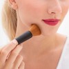 InnovaGoods - 5 Piece Wooden Makeup Brush Set with Carry