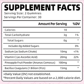 YUULAI Premium Feminine Balance Gummies, Hawaiian Pineapple Feminine Gummies for Women PH Balance & Vaginal Health, Immune Support, Vegan, 60 Gummies