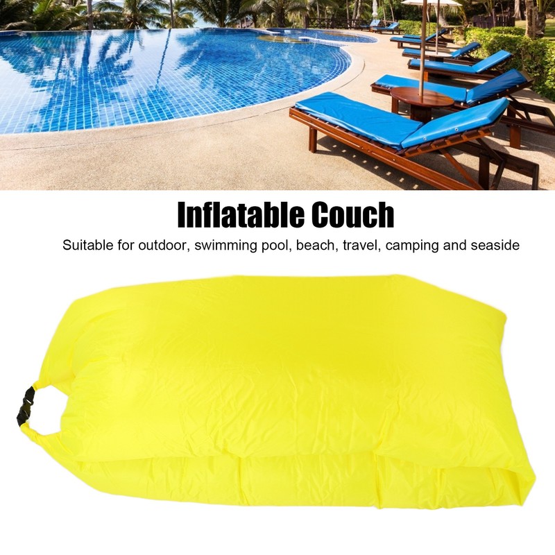 Inflatable Lounger Couch Portable Hammock Sofa Waterproof Beach Bed Pool