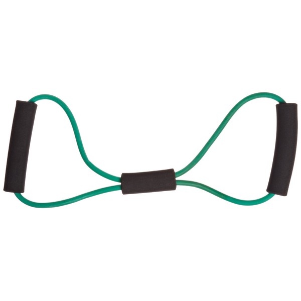 Cando 10-5583 Green Bow-Tie Tubing, Medium Resistance, 22" Length
