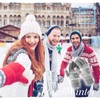 VENI MASEE Winter Lover Snow Print Keep Warm Touch Screen