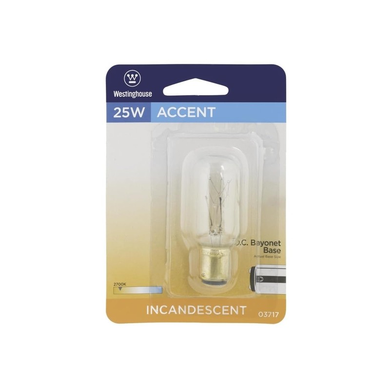 Westinghouse Lighting Corp 25-watt T8 Clear Tubular Bulb