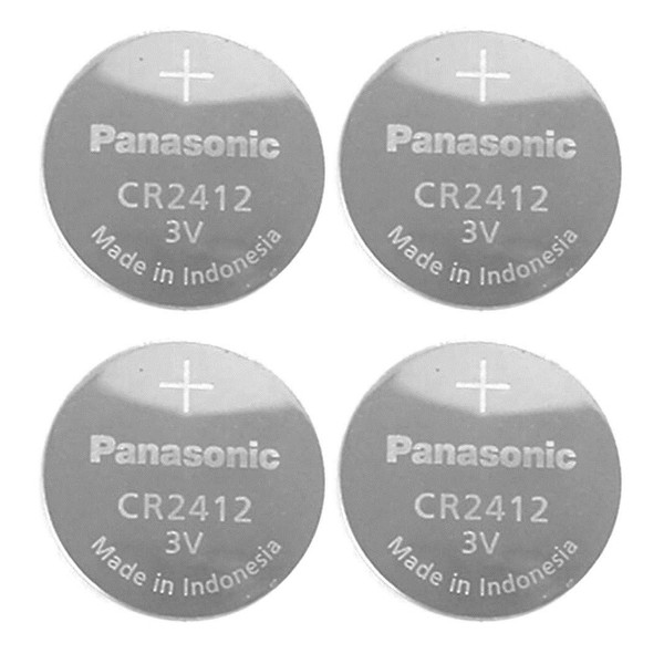 Panasonic CR2412 3V Lithium Battery 1PACK X (4PCS) =4 Single Use Batteries