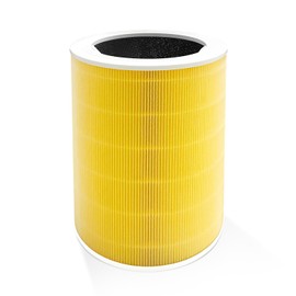Core 600S-RF Replacement Air Filter Fits for LEVOIT Core 600S Air Purifier Filter Replacement, 3-in-1 H13 True High-Efficiency Activated Carbon Filter Pet Allergy Yellow (RT-CO600S-RF-1, 1 Pack)