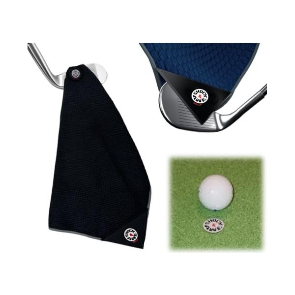 Magnetic 4-in-1 Multi Tool Golf Towel - Magnetic Towel -