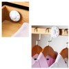 HomeNite 6 Pack Moth Ball Case with Adhesive Wall Sticker,