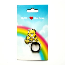 PINTRILL x CARE BEARS Funshine Care Bear Phone Ring *BRAND NEW SEALED* RARE!