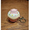 Pandachilla Cute Piglet Bag Charm Keychain, Pink
