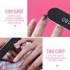 URAQT 15 PCS Professional Nail Files 100/180 Grit, Double Sided