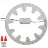 Zhairdalstar 24W LED Flush Mount Ceiling Fan Ring Light Kit
