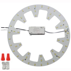 Zhairdalstar 24W LED Flush Mount Ceiling Fan Ring Light Kit Replacement,Retrofit LED Light Engine Panel,4500K Natural Light