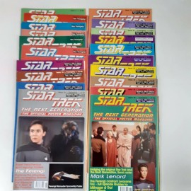 Starter Set of 40 Star Trek:Next Generation British Poster Magazines- UNUSED