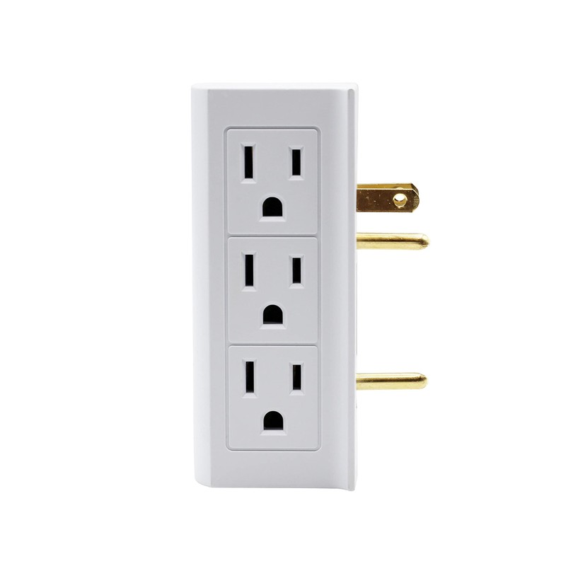 Projectpak 6 Outlet Vertical Extender Wall Tap - Split 2